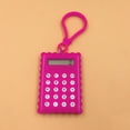 thumbnail image 3 of Soumake Pocket Student Mini Electronic Calculator Biscuit Shape School Office Supplies Practical, 3 of 8