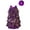 Purple, variant on Runhomal Girls Latin Dance Dress Jazz Outfit with Hairband 2 Piece Set Shinny Sequin Halter Neck Biketard Jumpsuit Gold 4