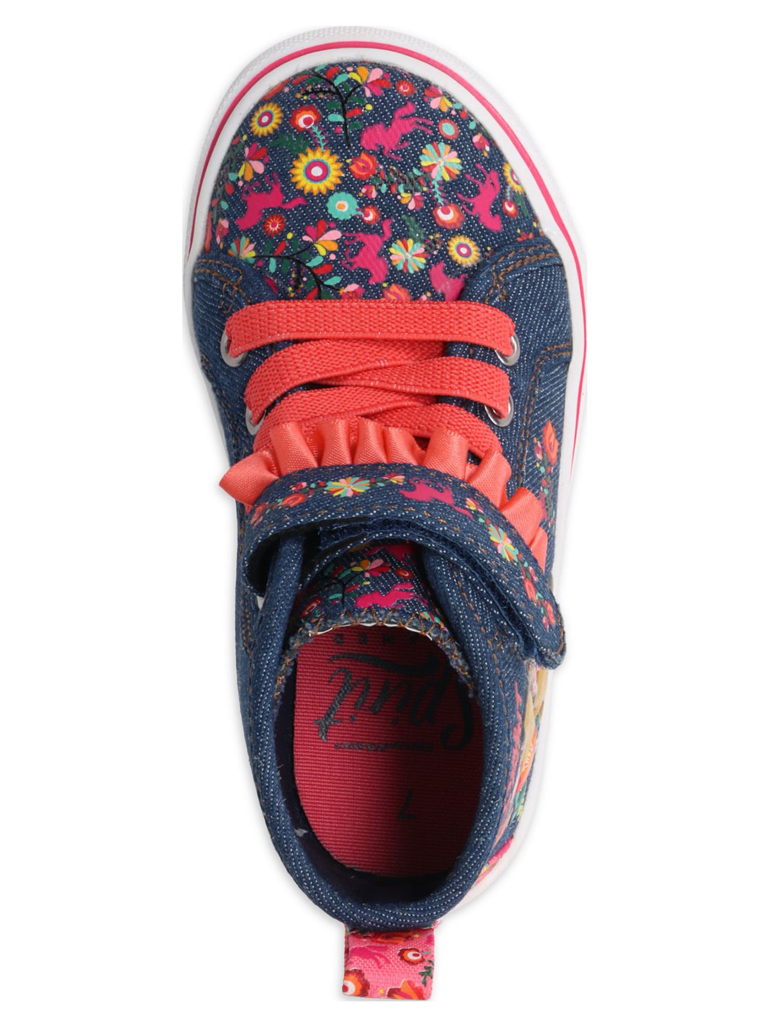 Spirit Toddler Girl Hightop Sneaker, Sizes 7-12