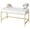 Gold White, variant on Amadwell Vanity Desk with Drawers, 47 inch Computer Desk, Vanity Dressing Table with Storage, for Bedroom