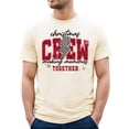 thumbnail image 4 of Christmas Crew 2024 Matching Family Shirt Trendy Cool Lighting Checkered Holiday Tee Natural Shirt Adult Medium, 4 of 4
