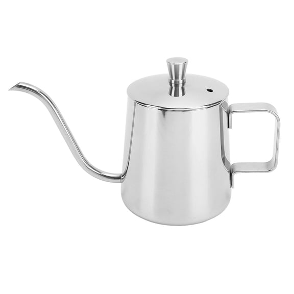 BOKYAN 350ml Stainless Steel Gooseneck Pour Over Coffee Kettle – 350ml SUS304 Travel & Camping Drip Cup with Precise Spout