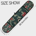 thumbnail image 3 of Yayeee Double Oven Mitt Kitchen Heat Resistant Baking 35" x7" Quilted Glove, Green Christmas Candy Canes, 3 of 6
