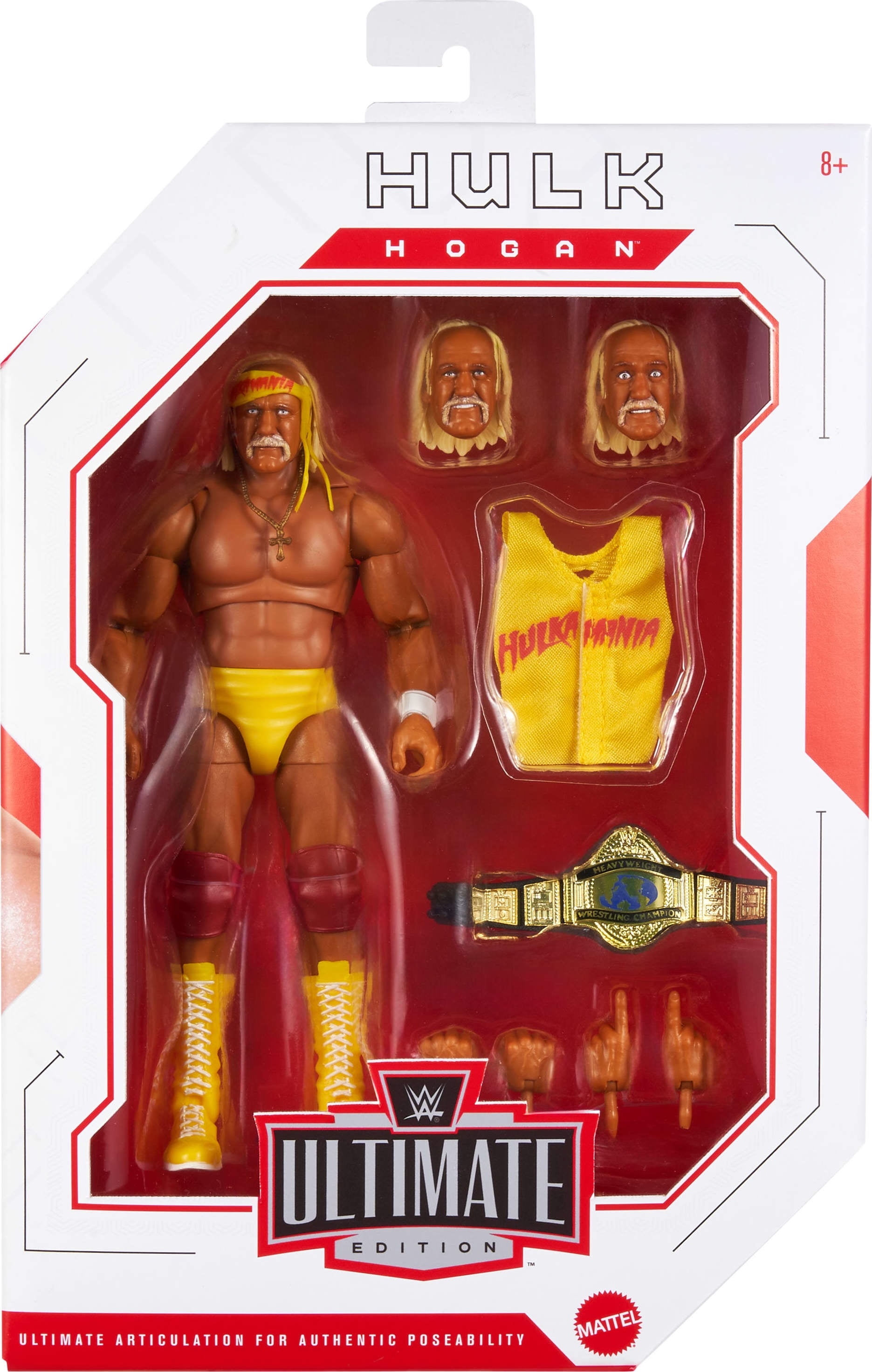 WWE Ultimate Edition Hulk Hogan Figure & Accessories Set, Greatest