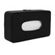 thumbnail image 1 of Soporte de pañuelos universal para automóvil, organizador de pañuelos extra grande para el asiento trasero, 21x12x5.5cm, cuero sintético negro, 1 of 6