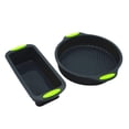 thumbnail image 4 of OUNONA Baking Tools Set Made of Silicone for Kitchen Use Easy to Clean and Store Black 2 in 1, 4 of 8
