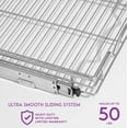thumbnail image 6 of Hold N’ Storage Sliding Rails Pair of Heavy Duty Drawer Rails with Smooth Sliding System 21" D, 6 of 9