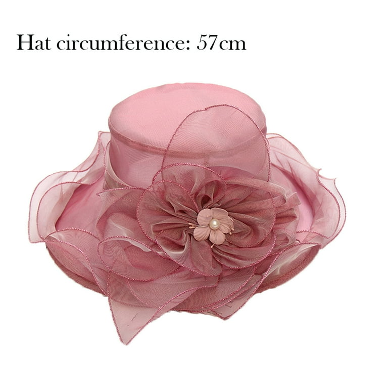 Party hats Fedoras hats for women Hat Organza sunshade hat