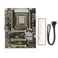 thumbnail image 1 of Placa base de escritorio 6xSATA 4xDDR3 DIMM 8 fases de potencia doble indicador LGA 2011 placa base para reemplazo de PC, 1 of 8