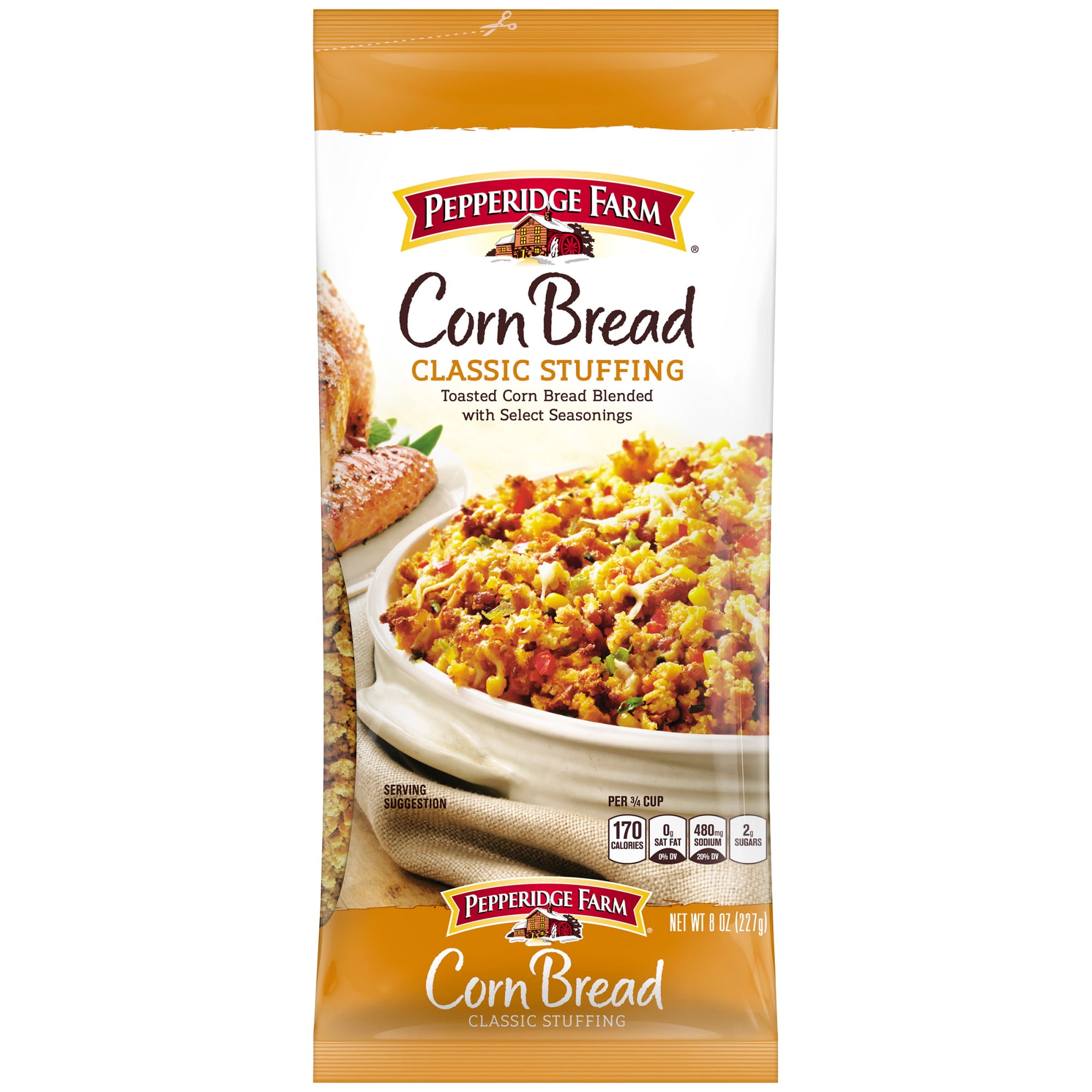 Pepperidge Farm Corn Bread Stuffing 8 Oz Bag