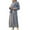 Light Blue, variant on Kaemgyyd Fleece Robes for Women Soft Winter Warm Fuzzy Full Length Bathrobe with Pockets Cozy Plush Belted Loungewear