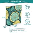 thumbnail image 5 of Lemon Yellow Green 3 Ring Binders 1.5 inch Hardcover File Folders with Interior Pockets A4 Size Organizer for School Office Hospital, 5 of 8