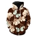 thumbnail image 1 of Sudadera con capucha y cremallera para hombre, diseño de mariposa de dibujos animados, manga larga, estilo Harajuku, gran tamaño, moderna, con estampado 3D, informal, para primavera y otoño, 1 of 6