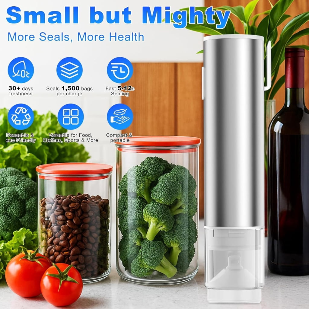 Convenient Jar Sealer and Accessories Food Saver Vacuum Sealer Vacuum Sealer Set Kitchen Tool for Food Preservation