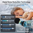 thumbnail image 6 of Arboleaf Full-Metal Deep Tissue Massage Gun, Portable Percussion Muscle Massager, with a Quiet Brushless Motor for Deep Muscle Relief at Home, the Gym, or While Traveling, 6 of 6