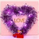 thumbnail image 4 of Adornos navideños de plástico con forma de anillo en C, guirnalda colgante para San Valentín, bodas, compromisos, aniversarios, fiestas, Halloween, otoño, decoración del hogar, adornos navideños., 4 of 6