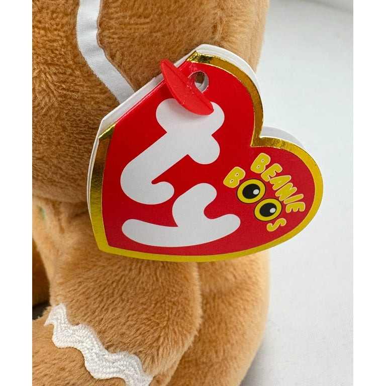Ty, Beanie Boos, Nutmeg The Gingerbread Man, 15 cm, Christmas