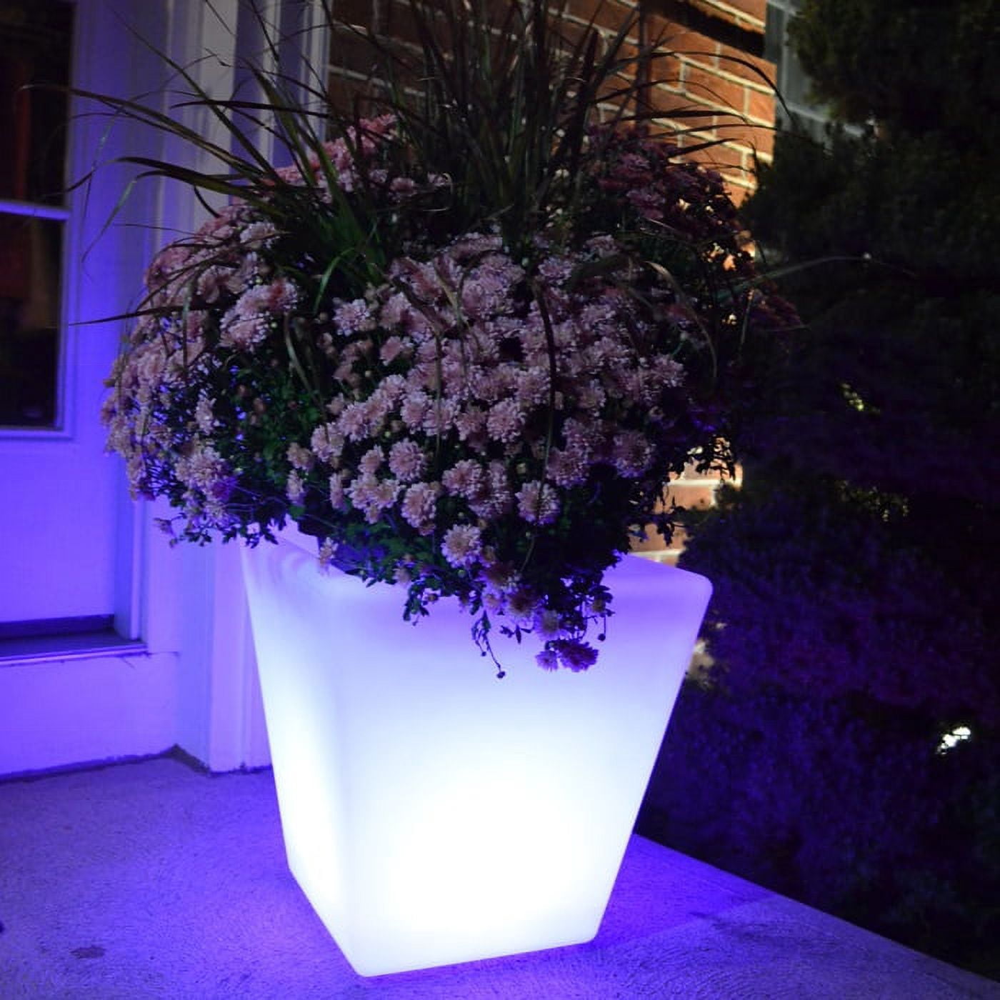 Main Access 131780 Fuji Led Planter Square with Remote