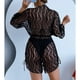 thumbnail image 3 of Conjunto de traje de baño de 3 piezas para mujer, sujetador con cuello halter, bragas de corte alto, traje de baño de verano con cubierta, negro XL, 3 of 6