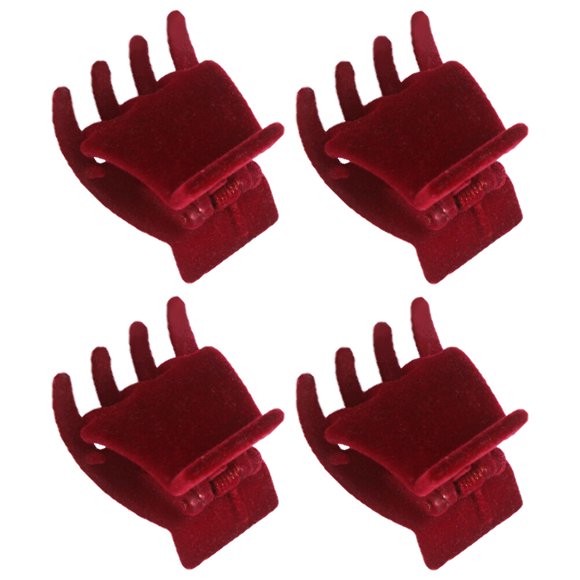 unbranded 4Ud Accesorios Para Rojo Pinzas De Garra Pequeñas Para Complementar Peinados