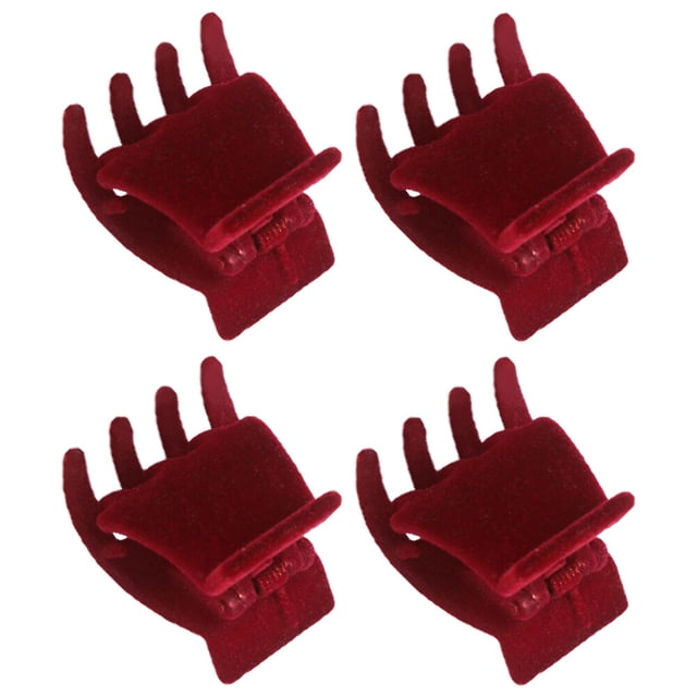 unbranded 4Ud Accesorios Para Rojo Pinzas De Garra Pequeñas Para Complementar Peinados