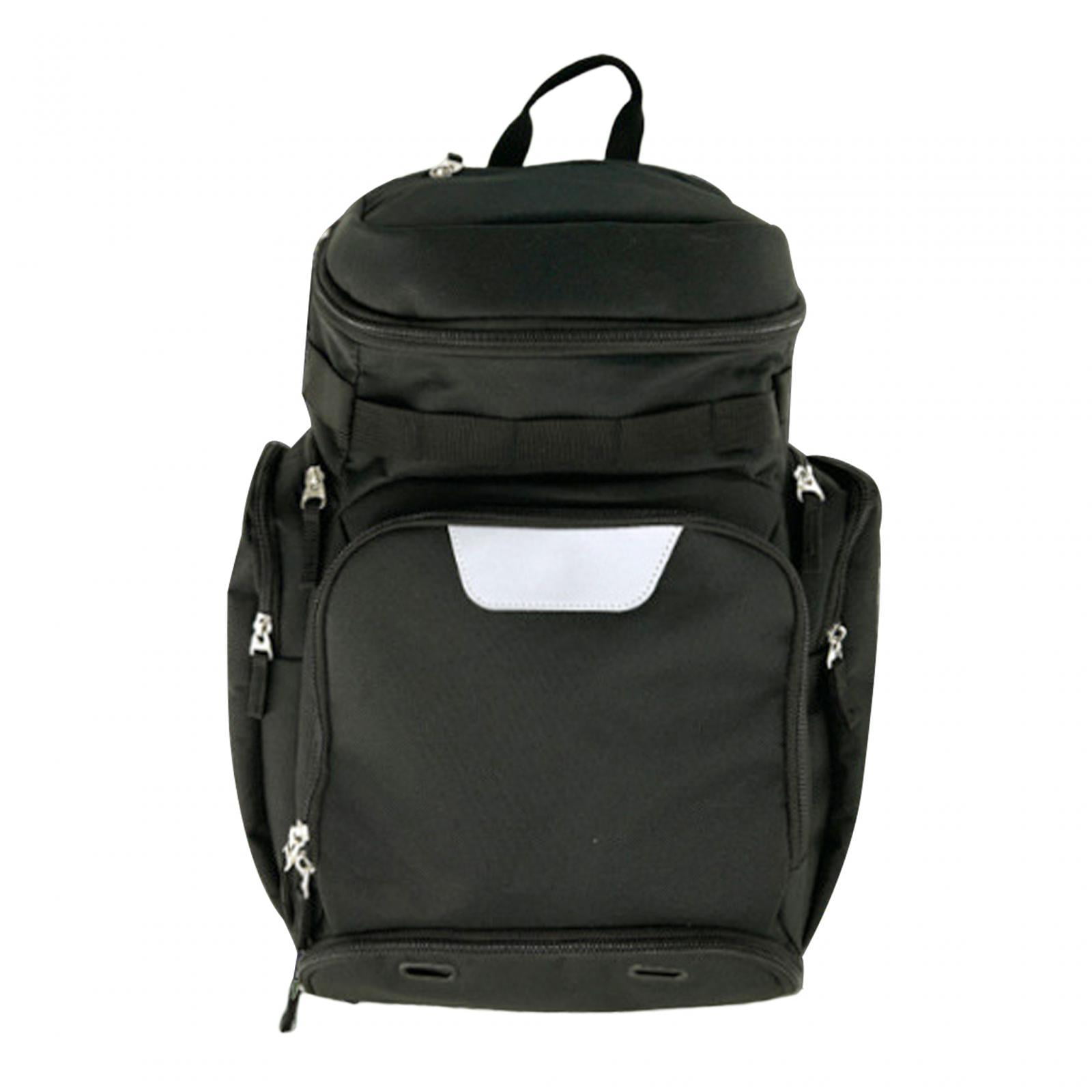 Basketball Soccer Bag Travel Bag with Shoe and Ball Compartment Sport Bag for Purpose Baseball Bag Large Capacity Black