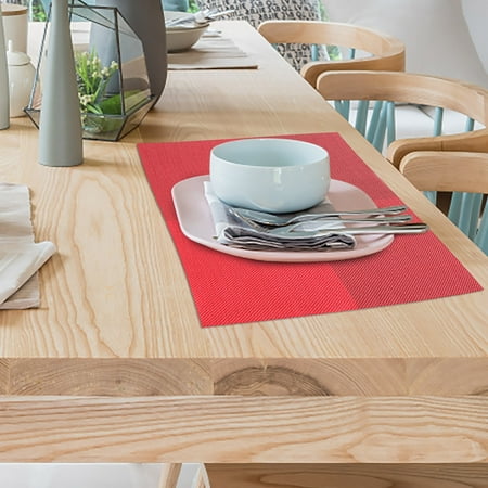 

Fjofpr Place Mats Dining Table Placemats Placemats Easy To Clean Wipeable Washable Modern Outdoor Placemats Kitchen Dining Table Interior Valentine Decorations for Ki