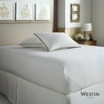 thumbnail image 2 of Westin Hotel Pillowcases - Soft Cotton Lyocell Blend - 310 Thread Count - White with Grey Piping - Set of 2 - Queen, 2 of 3
