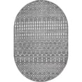 thumbnail image 2 of nuLOOM Moroccan Blythe Dark Grey 5' x 8' Transitional Oval Rug, 2 of 9