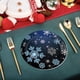 thumbnail image 4 of xihome Juego de 10 platos y servilletas de papel con diseño de copos de nieve invernales. Vajilla desechable para fiestas y cumpleaños., 4 of 6