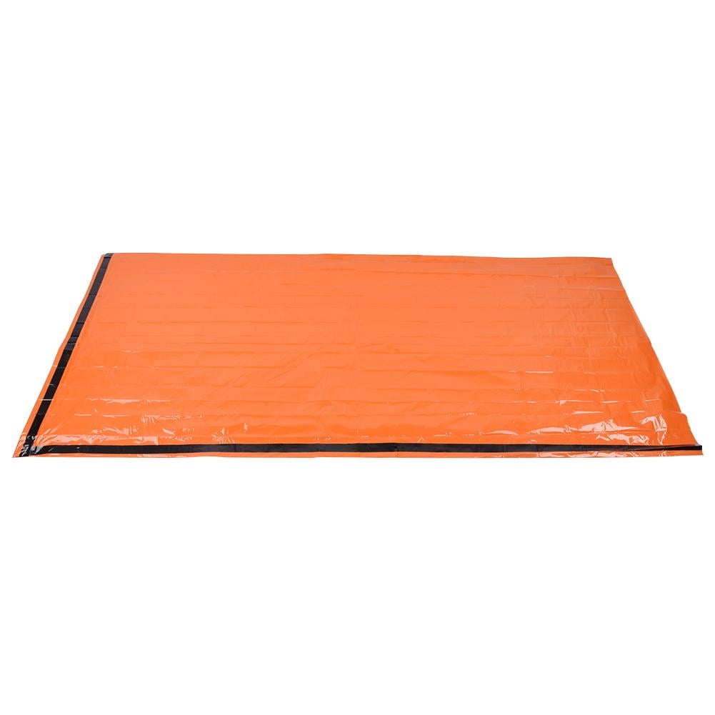 LAFGUR Emergency Sleeping Bag,Outdoor Portable Emergency Sleeping Bag Keep Warm Moisture-Proof Pad Reflective Camping Mat Orange,Reflective Camping Mat