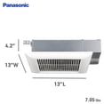 Panasonic 50-80-100 CFM WhisperValue DC Ventilation Fan with ...