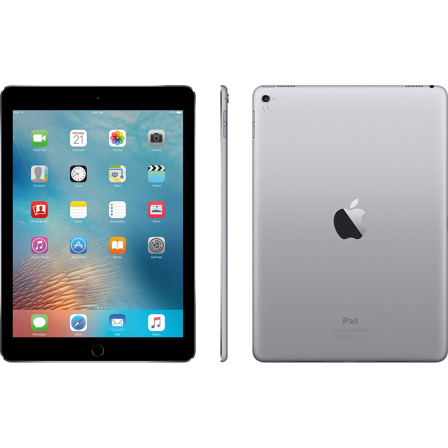 Apple iPad Pro 1st Generation 128GB Wi-Fi 9.7 inch Space Gray MLMP2LL/A A1673 