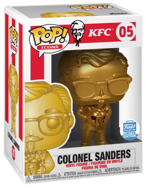 AD ICONS Figurine COLONEL SANDERS KFC N° 05 FUNKO "POP" 