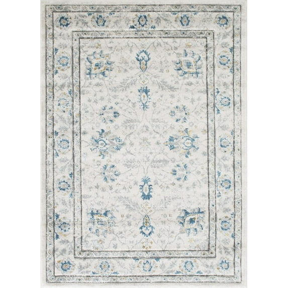 Allstar Rugs Bone French Country Rectangular Accent Rug