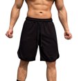 thumbnail image 3 of Men's Shorts Elastic Waist Size 3X Solid Color Nylon Shorts Outdoor Sports Versatile And Casual Five Quarter Pants, 3 of 6