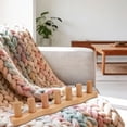 thumbnail image 4 of Wooden Yarn Blanket Yarn Knitting Machine Adjustable Length Suitable For Knitting Yarn Blankets Blankets Shawls 1PC Double Pointed Knitting Needles Set Knitting Bag Small Knitting Books for Beginners, 4 of 7