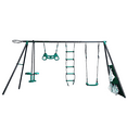 thumbnail image 5 of Ndrfhaj Swing Set Face to Face Metal Plastic Safe Swing Seat 550 lb for Outdoor Playground 3+ Years, 5 of 6