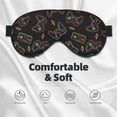 thumbnail image 3 of Naloa Colorful Game Controller Print Sleep Mask for Sleeper, Light Blocking Sleeping Eye Mask for Women Men, Eye Shade with Adjustable Strap for Travel, Nap,Meditation, 3 of 7