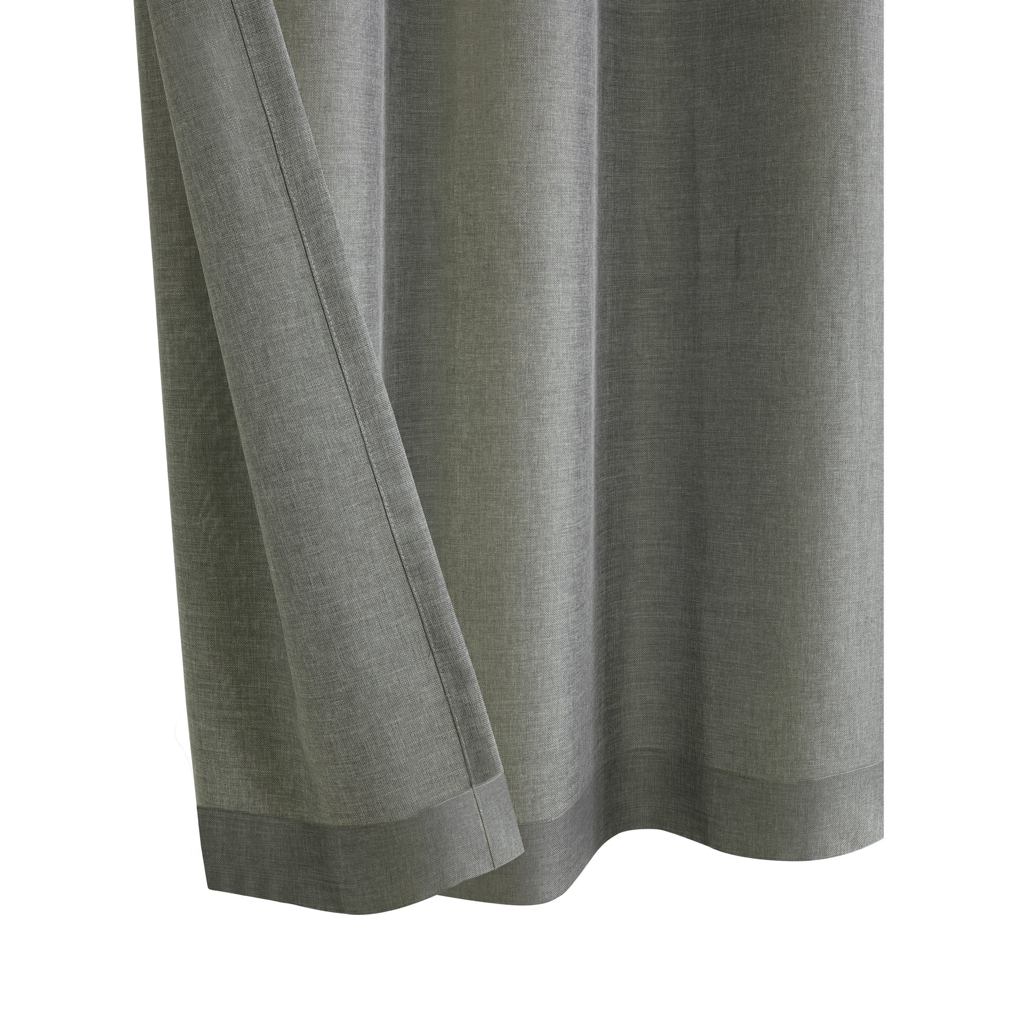 Loft Living Murphy Light Filtering Grommet Indoor Curtain 52 x 95 in Grey
