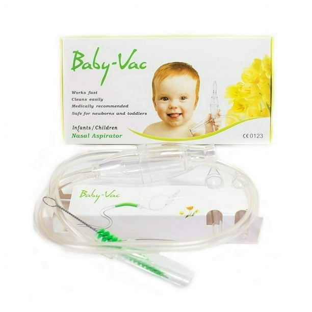 BABY-VAC Baby Nasal Aspirator Sûr Hygiénique Rapide Meilleurs Résultats pour les Nouveau-Nés et les Tout-Petits