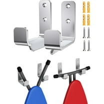 MUSVOH Ironing Board Holder Hanger Wall Mount, 304 Stainless Steel Ironing Board Hanger, Y T Leg Heavy Duty Iron Board Holder Hook for Laundry Room, Silver