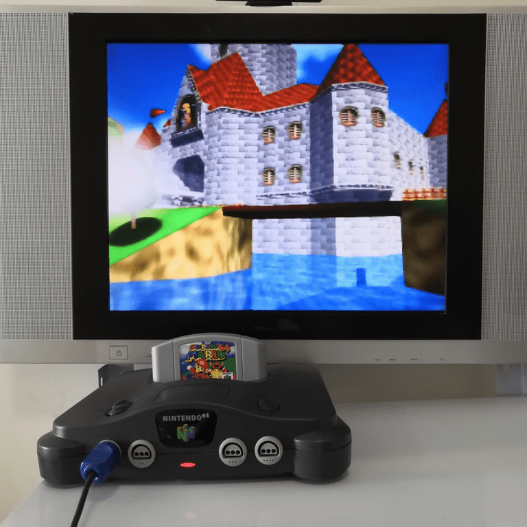 Nintendo N64 Super Mario 64 Game Cartridge Card for Console
