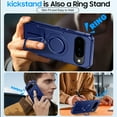 thumbnail image 3 of Vizvera Magnético para Google Pixel 10 Pro Case/Pixel 10 Case con Soporte Giratorio de 360°, Compatible con Magsafe, Protección de Grado Militar, Funda a Prueba de Golpes para Pixel 10/10 Pro con Sop, 3 of 10
