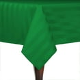 thumbnail image 1 of Ultimate Textile (3 Pack) Satin-Stripe 72 x 120-Inch Rectangular Tablecloth - for Wedding and Catering, Hotel or Home Dining use, Emerald Green, 1 of 3