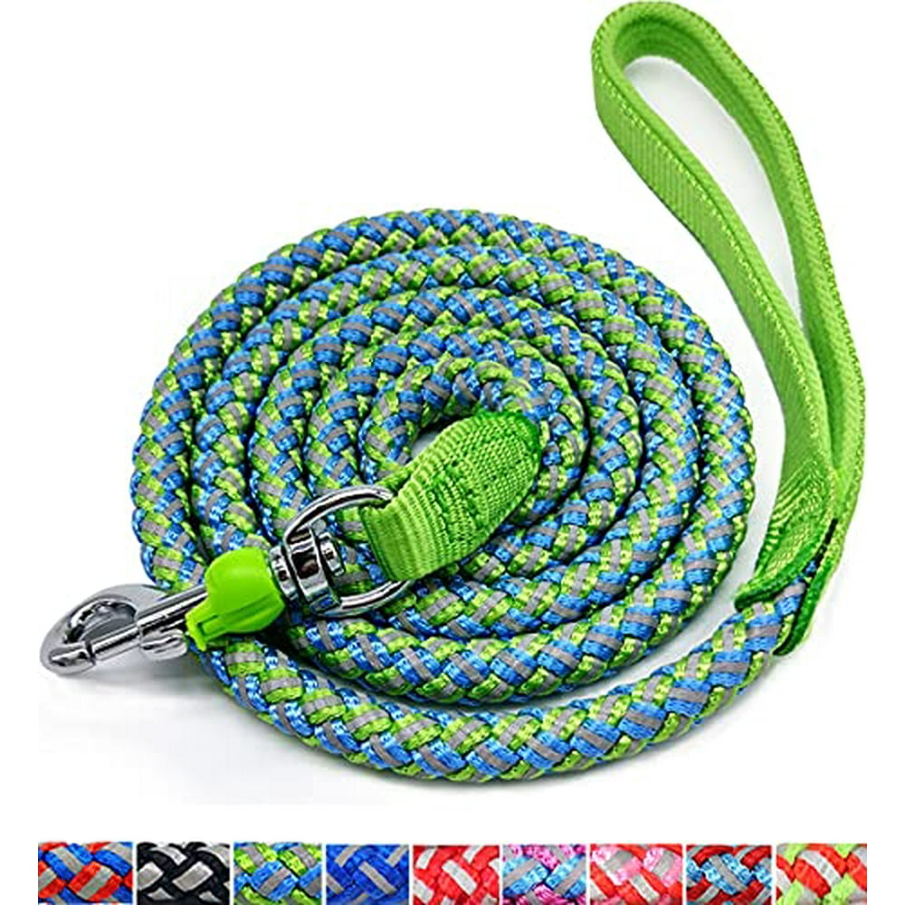 Mycicy Mountain Climbing Rope Dog Leash, 4FT 6FT 10FT Reflective Nylon