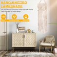 thumbnail image 4 of Chandelier Boho Hand-Woven Charm Hanging Lamp Shade Mandala, 4 of 5