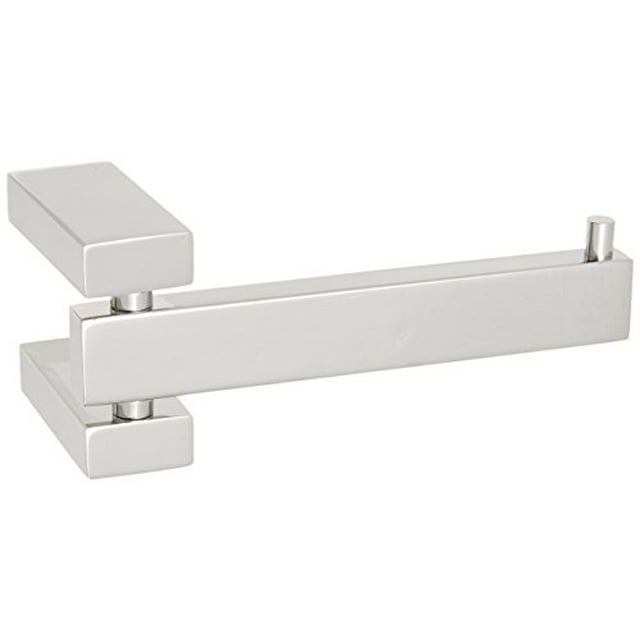 Cortesi Home Enzo Porte-Papier Toilette Mural Réglable en Acier Inoxydable Contemporain, Chrome