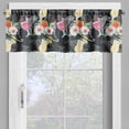 thumbnail image 2 of Ambesonne Aloha Window Valance, Cocktails Hibiscus Zebra, 54" X 18", Multicolor, 2 of 5
