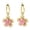 E, variant on YYKihy New Flower Earrings Fashionable Women's Versatile Multi Color Petals Inlaid Ear Clip Earrings